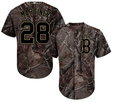Boston Red Sox #28 J. D. Martinez Camo Realtree Collection Cool Base Stitched MLB Jersey