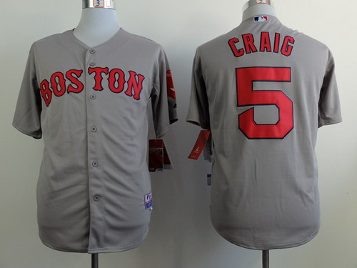 Boston Red Sox #5 Allen Craig 2014 Gray Jersey