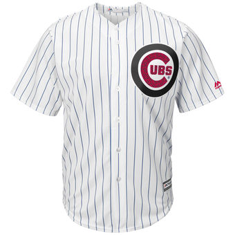 Chicago Cubs Majestic Fashion Stars & Stripes Cool Base White Jersey