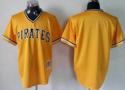 Kids’ Pittsburgh Pirates Customized Black Throwback Jersey