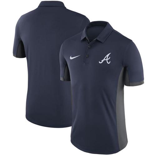 Men’s Atlanta Braves Nike Navy Franchise Polo