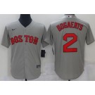 Men’s Boston Red Sox #2 Xander Bogaerts Grey New Cool Base Stitched Nike Jersey