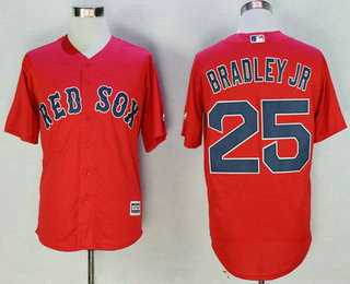 Men’s Boston Red Sox #25 Jackie Bradley Jr. Red Stitched 2015 MLB Cool Base Jersey