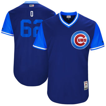 Men’s Chicago Cubs Jose Quintana Q Majestic Royal 2017 Players Weekend Authentic Jersey