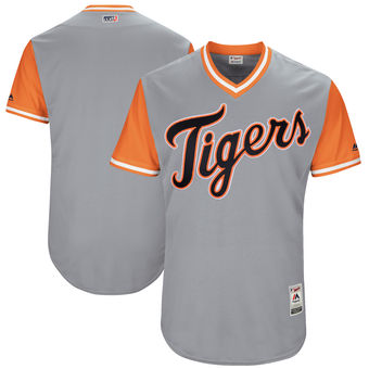 Men’s Detroit Tigers Majestic Gray 2017 Players Weekend Authentic Team Jersey