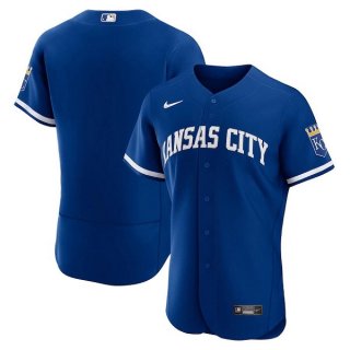 Men’s Kansas City Royals Blank Blue Flex Base Stitched Jersey