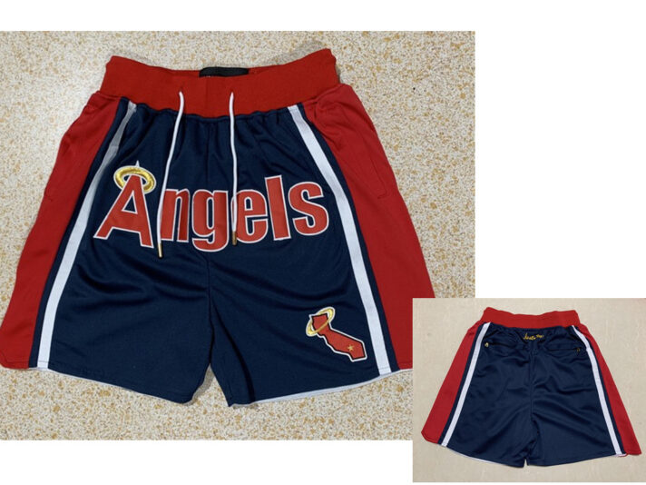 Men’s Los Angeles Angels Navy Blue Just Don Shorts Swingman Shorts