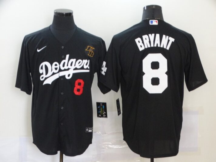 Men’s Los Angeles Dodgers #8 Kobe Bryant Black 2020 Nike KB Cool Base Jersey