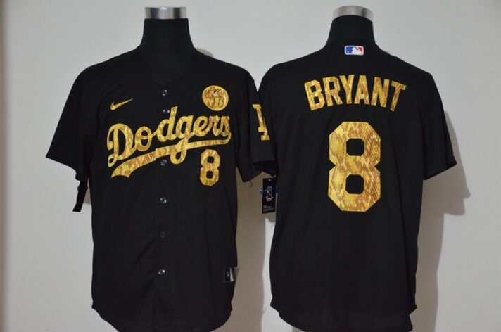 Men’s Los Angeles Dodgers #8 Kobe Bryant Black Camo Fashion Stitched MLB Cool Base Nike Jersey
