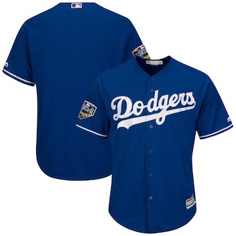 Men’s Los Angeles Dodgers Majestic Royal 2018 World Series Cool Base Team Jersey