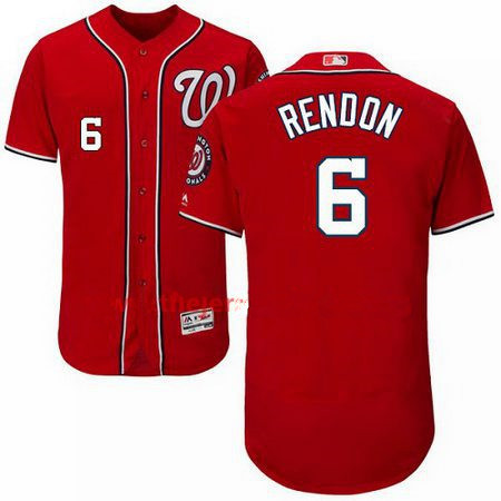 Men’s Majestic Washington Nationals #6 Anthony Rendon Red Flexbase Authentic Collection MLB Jersey