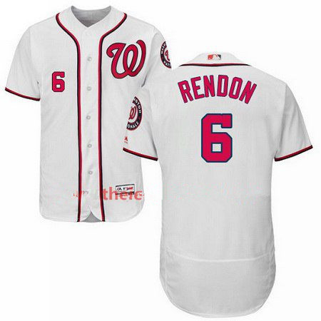 Men’s Majestic Washington Nationals #6 Anthony Rendon White Flexbase Authentic Collection MLB Jersey