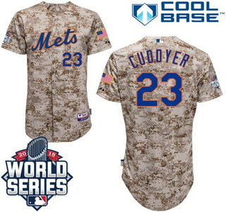 Men’s New York Mets #23 Michael Cuddyer Camo Cool base baseball Jersey