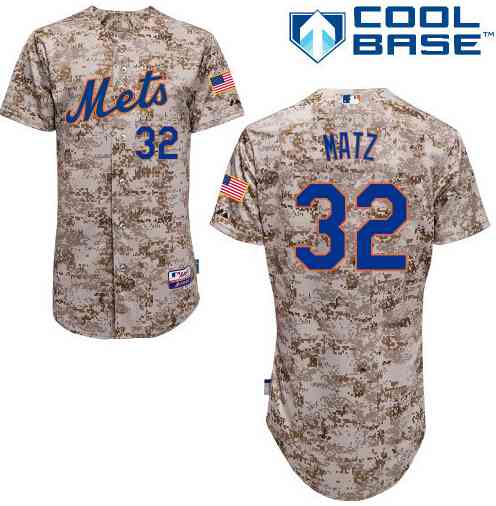 Men’s New York Mets #32 Steven Matz 2014 Camo Jersey