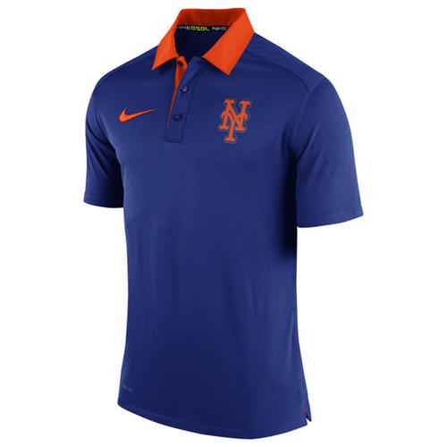 Men’s New York Mets Nike Royal Authentic Collection Dri-FIT Elite Polo