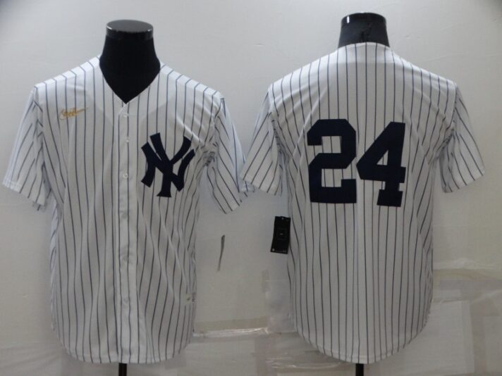 Men’s New York Yankees #24 Gary Sanchez No Name White Throwback Stitched MLB Cool Base Nike Jersey