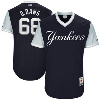 Men’s New York Yankees Dellin Betances D. Dawg Majestic Navy 2017 Players Weekend Authentic Jersey