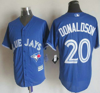 Men’s Toronto Blue Jays #20 Josh Donaldson Alternate Blue 2015 MLB Cool Base Jersey