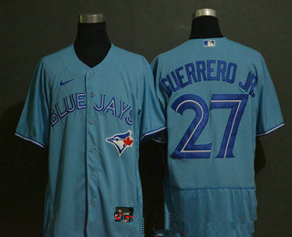 Men’s Toronto Blue Jays #27 Vladimir Guerrero Jr. Blue Stitched MLB Flex Base Nike Jersey