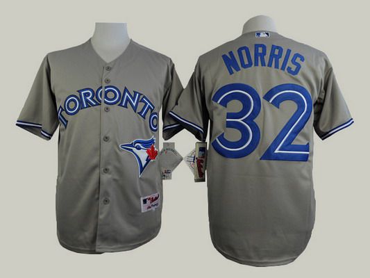 Men’s Toronto Blue Jays #32 Daniel Norris Gray Jersey