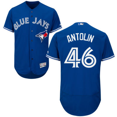 Men’s Toronto Blue Jays #46 Dustin Antolin Royal Blue 2016 Flexbase Majestic Baseball Jersey