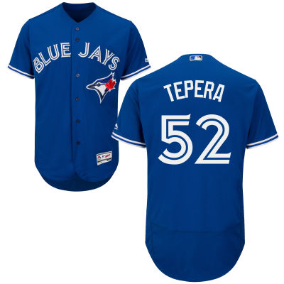 Men’s Toronto Blue Jays #52 Ryan Tepera Royal Blue 2016 Flexbase Majestic Baseball Jersey