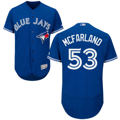 Men’s Toronto Blue Jays #53 Blake McFarland Royal Blue 2016 Flexbase Majestic Baseball Jersey