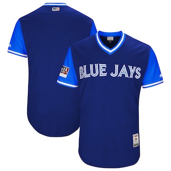 Men’s Toronto Blue Jays Blank Majestic Royal 2018 Players’ Weekend Authentic Team Jersey