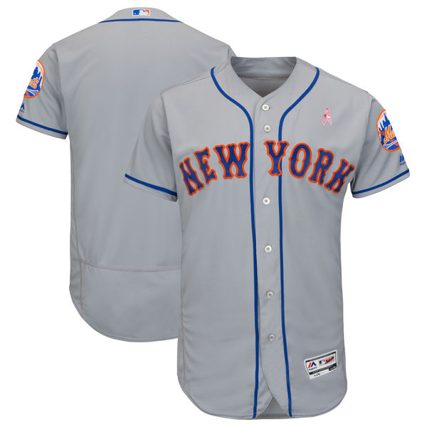 New York Mets Blank Gray 2018 Mother’s Day Flexbase Jersey