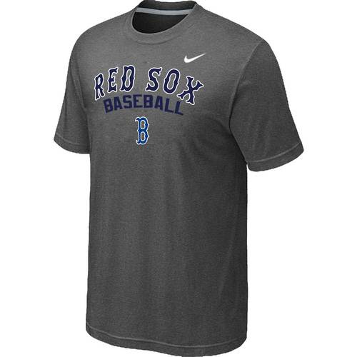Nike MLB Boston Red Sox 2014 Home Practice T-Shirt – Dark Grey