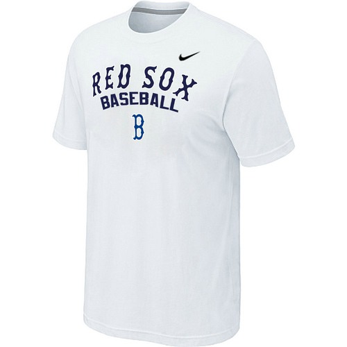 Nike MLB Boston Red Sox 2014 Home Practice T-Shirt – White