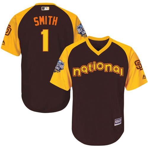 Ozzie Smith Brown 2016 MLB All-Star Jersey – Men’s National League San Diego Padres #1 Cool Base Game Collection