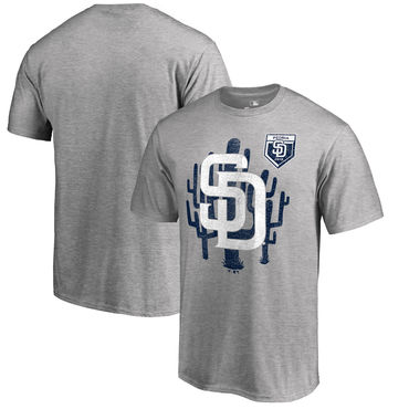 San Diego Padres Fanatics Branded 2018 MLB Spring Training Vintage T Shirt Heather Gray