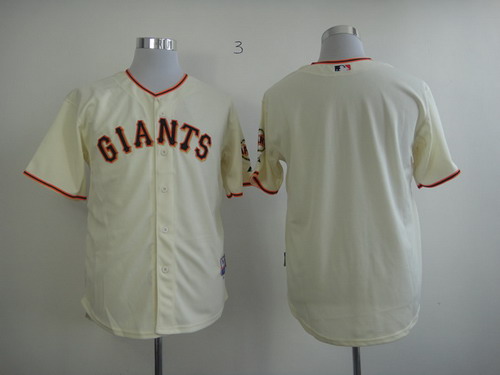 San Francisco Giants Blank Cream Jersey