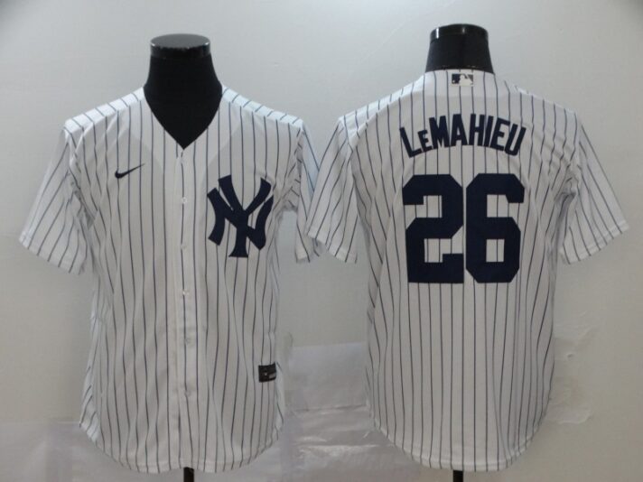 Toddler New York Yankees #26 DJ LeMahieu White Home Stitched MLB Cool Base Nike Jersey