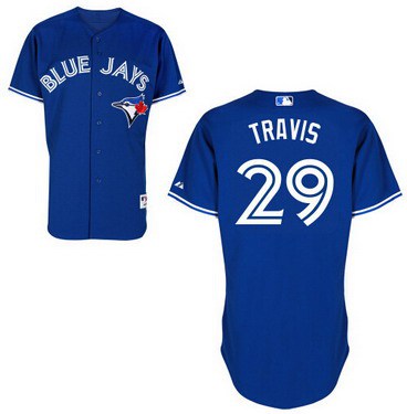 Toronto Blue Jays #29 Devon Travis Blue Jersey