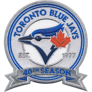 Toronto Blue Jays 40th Anniversary & Commemorative Patch