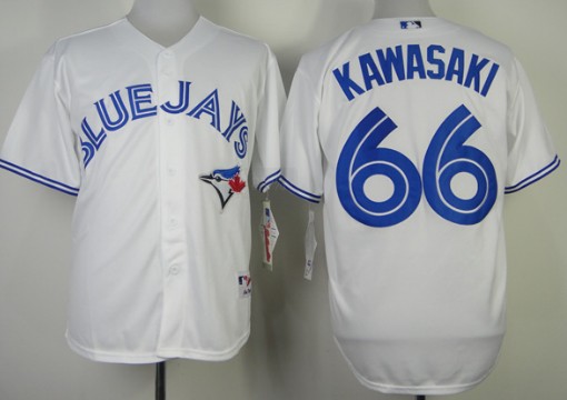 Toronto Blue Jays #66 Munenori Kawasaki White Jersey