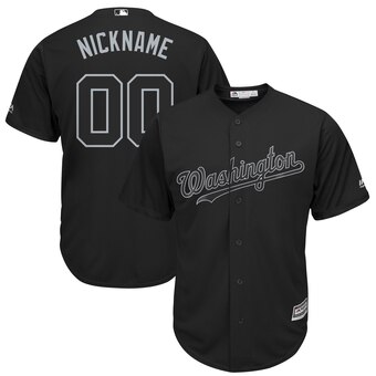 Washington Nationals Majestic 2019 Players’ Weekend Cool Base Roster Custom Black Jersey