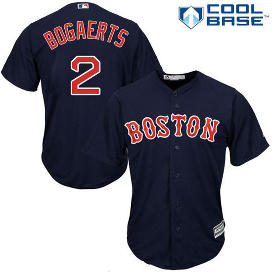 Women’s Boston Red Sox #2 Xander Bogaerts Navy Blue Stitched MLB Majestic Cool Base Jersey