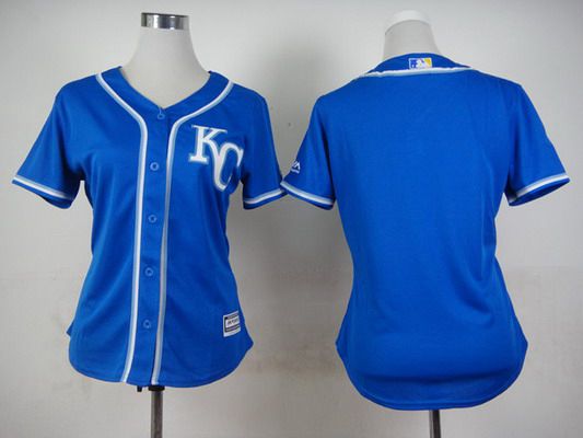 Women’s Kansas City Royals Blank 2014 Blue Jersey
