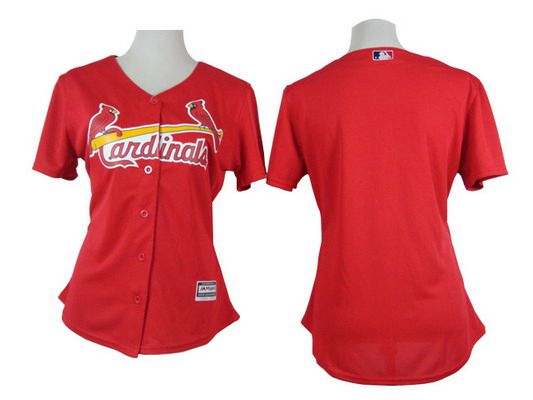 Women’s St. Louis Cardinals Blank 2015 Red Jersey