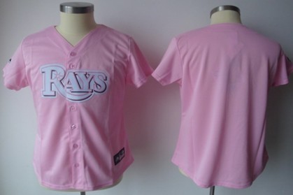 Women’s Tampa Bay Rays Customized Pink Jersey